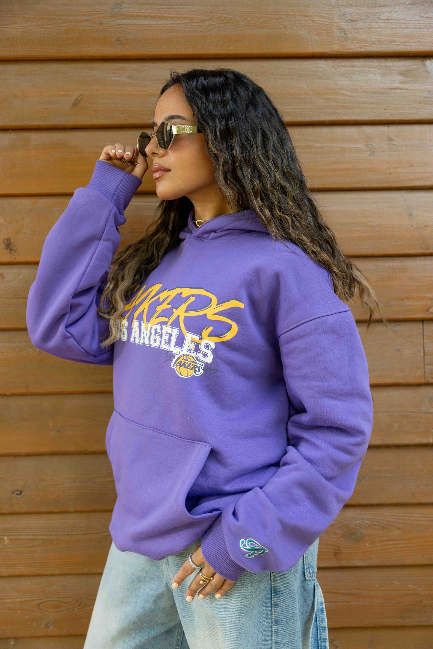 Los Angeles Lakers purple - Relaxed fit - print & embroidery