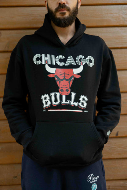 Chicago Bulls black - Relaxed fit - print & embroidery