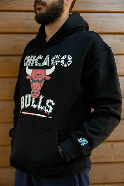 Chicago Bulls black - Relaxed fit - print & embroidery