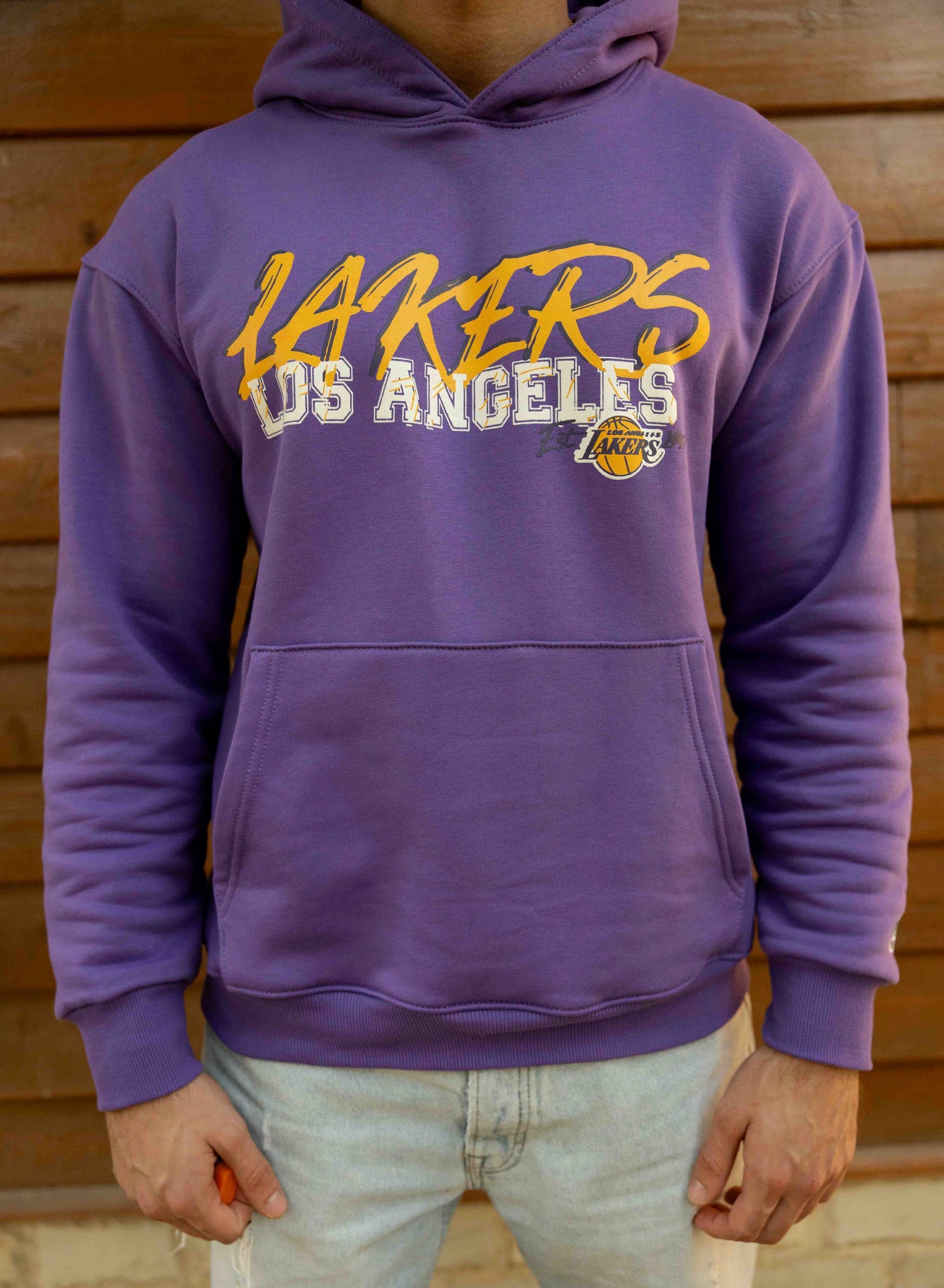 Los Angeles Lakers purple - Relaxed fit - print & embroidery