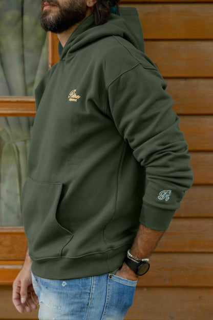 Green Hunter- Relaxed Fit embroidery Pyramid Gold